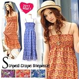 「【M】レトロ透けコーデ☆小花柄シフォンマキシ丈ワンピース」の画像
