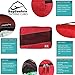 Hopsooken 5 Set Packing Cubes for Travel Large Suitcase Luggage Organizer Bags Travel Accessories Vacation 4 Cubes 1 Laundry Pouch Bag(Red)