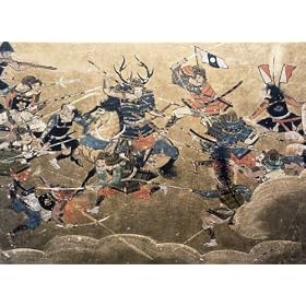 Reproduction d'Art: Japanische Geschichte "Capture of Osaka 1615 / Jap. screen" 97 x 71