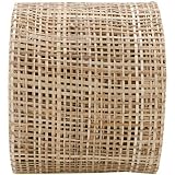 Arts Craft Natural Abaca Burlap, Natural, 4-Inch by 10-Yard