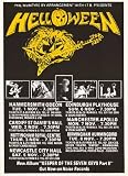 Helloween Keeper of Seven Keys UK Tour '88 25x35 Poster