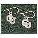 Logo Art Colorado Buffaloes 10K Gold Team Font 1/2 Dangle Earrings