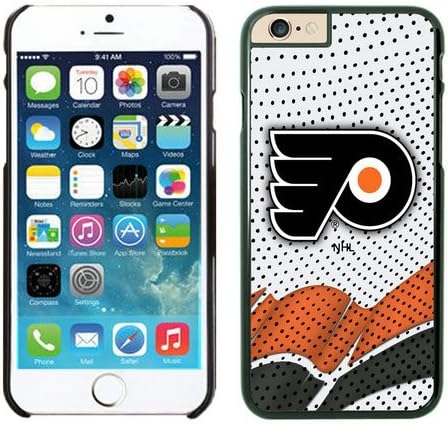 High-quality Hard Plastic iPhone 6s Case for Hockey Fans, NHL Philadelphia Flyers Logo Printed iPhone 6s cover (Black, 4.7)
