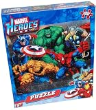 Marvel Heroes 100-Piece Jigsaw Puzzle wi...