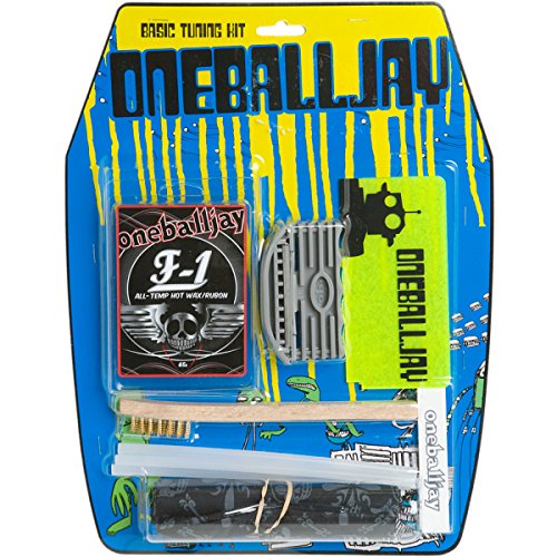 One Mfg Basic Tuning Kit -Snowboard/Ski Tuning and Waxing - Complete Wax & Tune Kit Includes Universal Conditions Wax, Scraper, Edge Tool, Stone, Brush, P-Tex, Bag, Instructions. Our Wax Factory USA