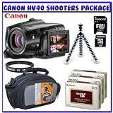 Canon VIXIA HV40 High Definition Camcorder + Transcend 4GB SD miniSD + 3 Pack Sony Mini DV HD Video Cassette + 43mm Ultraviolet UV Filter + Joby Gorillapod + ICon Series Pro Series Camcorder Case Great Price Canon VIXIA HV40 High Definition Camcorder + Transcend 4GB SD miniSD + 3 Pack Sony Mini DV HD Video Cassette + 43mm Ultraviolet UV Filter + Joby Gorillapod + ICon Series Pro Series Camcorder Case Great Price