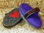 Soft Touch Heart Large Brush with Velcro Strap