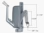 Left Hand Awning Window Operator for Anderson Windows