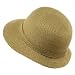 61QD9TVc61L. AA75  Med Brim Straw Hat   Gold W32S28B