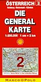 Die Generalkarten &Ouml;sterreich, Gro&szlig;blatt, Bl.2, Salzburg, Steiermark, K&auml;rnten: Salzburg, Steiermark, Karnten (Marco Polo Regional Maps) - Deutsche Shell Ag