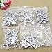 TOAOB Mixed Silver Crosses Charms and Pendants for Jewelry Making and Crafting Pack of 30pcs