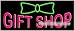 Gift Shop Neon Sign (13"H x 32"L x 3"D)