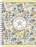 Converse - Cahiers, bloc-notes - Cahier spirale Converse Flower A4 couverture polypropylène 80 pages bords colorés
