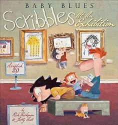 Scribbles at an Exhibition: Baby Blues Scrapbook 29