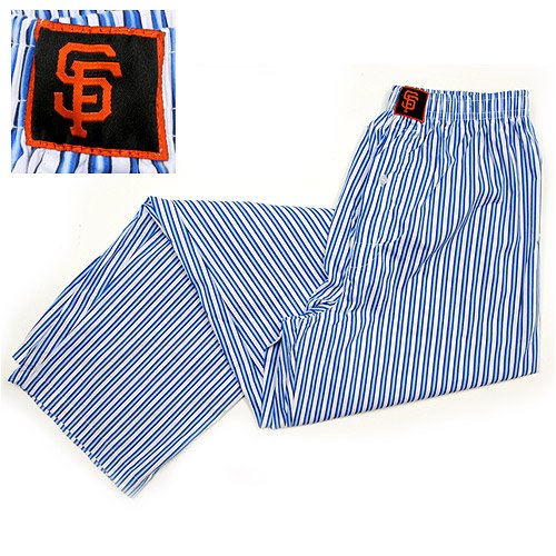 Buy San Francisco Giants Woven Stripe Lounge Pant by College Concepts by MLB College Concepts