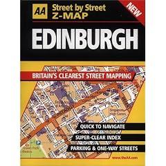 AA Street by Street Z-map Edinburgh