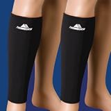 PAIR of Thermoskin Calf Shin Support, Black, X-Large