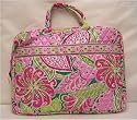 Vera Bradley Laptop Case Bag in Pinwheel Pink