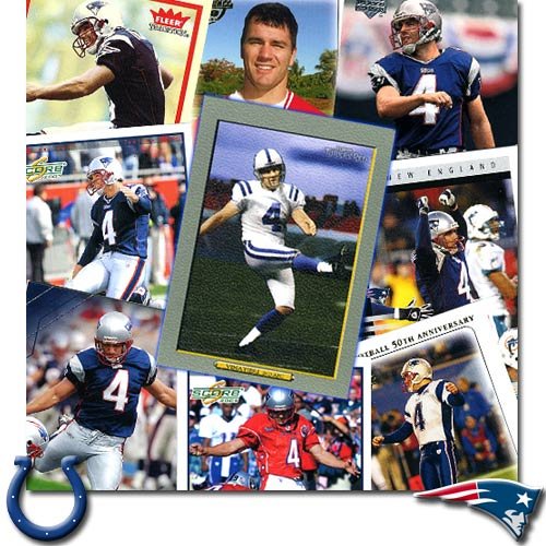 Burbank Indianapolis Colts Adam Vinatieri 20 Different Trading Cards