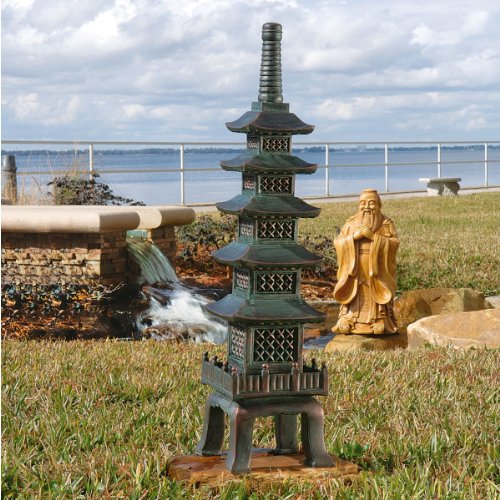 The Nara Temple: Asian Garden Pagoda Sculpture
