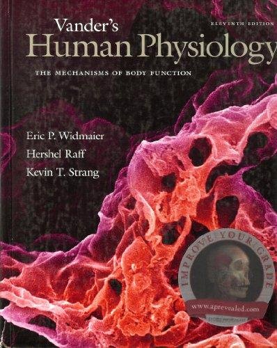 Textbook - Vander's Human Physiology 11th Eleventh Edition
