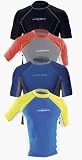 NeoSport Loose Fit Rashguard Short Sleeve Dive Shirt Anti-UV