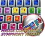 AVID MEDIA COMPOSER & SYMPHONY NITRIS KEYBOARD STICKERS