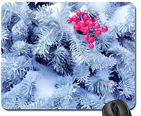 *Berries For A Blue Spruce* Mouse Pad, Mousepad