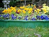 GREEN HAMMER-IN LAWN EDGING WITH BUILT IN SLUG GUARD (486) - CREATE ANY SHAPE BORDER EDGING IN AN INSTANT. Outdoor Living