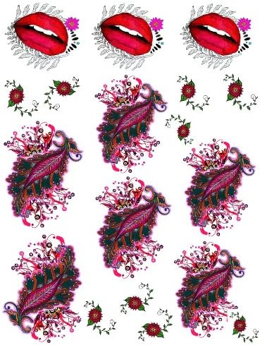 Bajidoo Red Rush Decal Full Sheet