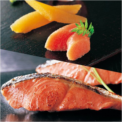 〔佐藤水産〕魚卵・紅鮭さざ浪漬詰合せ