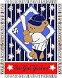 New York Yankees Acrylic Triple Woven Jacquard Baby Blanket/Throw (36"x46") - MLB Baseball