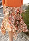 Handkerchief-Hem Skirt