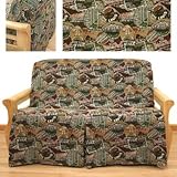 IMAGE OF Travel 5 Piece Full Skirted Futon Cover Set