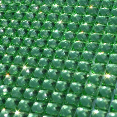 The Buckle Boutique Dazzling Diamond Self Adhesive Sticker Sheet, Lime Green