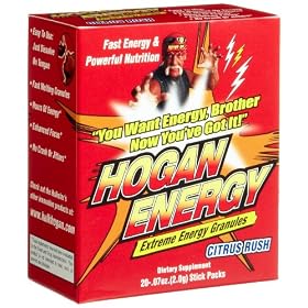 Hogan Energy Extreme Energy Granules, Citrus Rush, 20-Count, 0.07-Ounce Stick Packs