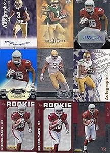 53ct Michael Floyd 2012 Football Rookie Card RC Lot - Auto, Jersey, & Serial # - NFL Trading Cards