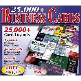 25,000 Business Cards (Jewel Case)