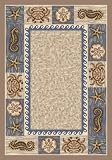 Signature Sea Life 4882C / 3000 Sandstone 3'10 x 5'4 Area Rug