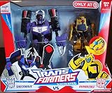 Transformers Animated Play Set - Bumblebee vs. Shockwave