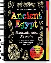 Ancient Egypt Scratch & Sketch: An Art Activity Book for Inquisitive Artists and Archaelogists of All Ages (Scratch and Sketch)