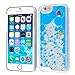 Appmax 3d Aquarium Dynamic Case Fish Couple Liquid Free Flowing Transparent Hard Clear Case for Iphone 6 & Iphone 6s [4.7 Inch]-blue