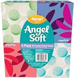 Angel Soft, Everyday, Cube Facial Tissue, 4 Count