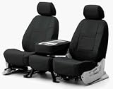 Coverking Custom Seat Covers Leatherette Solid Charcoal Best fitted for 1997 to 2004 Corvette