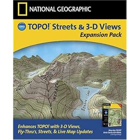 National Geographic TOPO! Streets and 3-D Views Expansion Pack