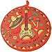 DOKKIA Tortilla Warmer 12 Inch Insulated Cloth Pouch - Microwavable Use Fabric Bag to Keep Food Warm for up to One Hour (12 Inch, Cinco De Mayo Guitar Sombrero Maracas)