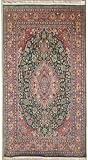 5'10 x 9'2 Double Knot Pak Persian Kashan Design Area Rug with Silk & Wool Pile - | a 6x9 Medium Rug | An Authentic Hand Knotted Pak Persian High Quality Rug