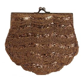 Full Beaded, Mini Clutch, Shell Shape ,Evening Bags - Jenny (61 7005)