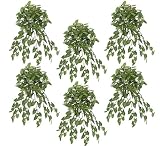SIX 30" Nepthytis Artificial Hanging Bushes