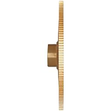 Boston Gear Spur Gear, 14.5 Pressure Angle, Brass, Inch, 48 Pitch